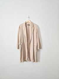 Zara Lightweight Overcoat (M)