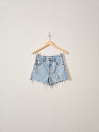 Levi's Ribcage Denim Shorts (26)