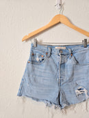 Levi's Ribcage Denim Shorts (26)