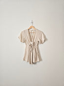 Princess Polly Linen Tie Front Romper (2)