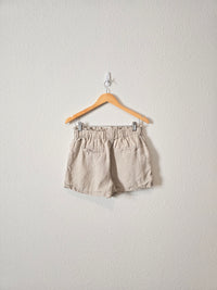 Neutral Linen Easy Shorts (S)