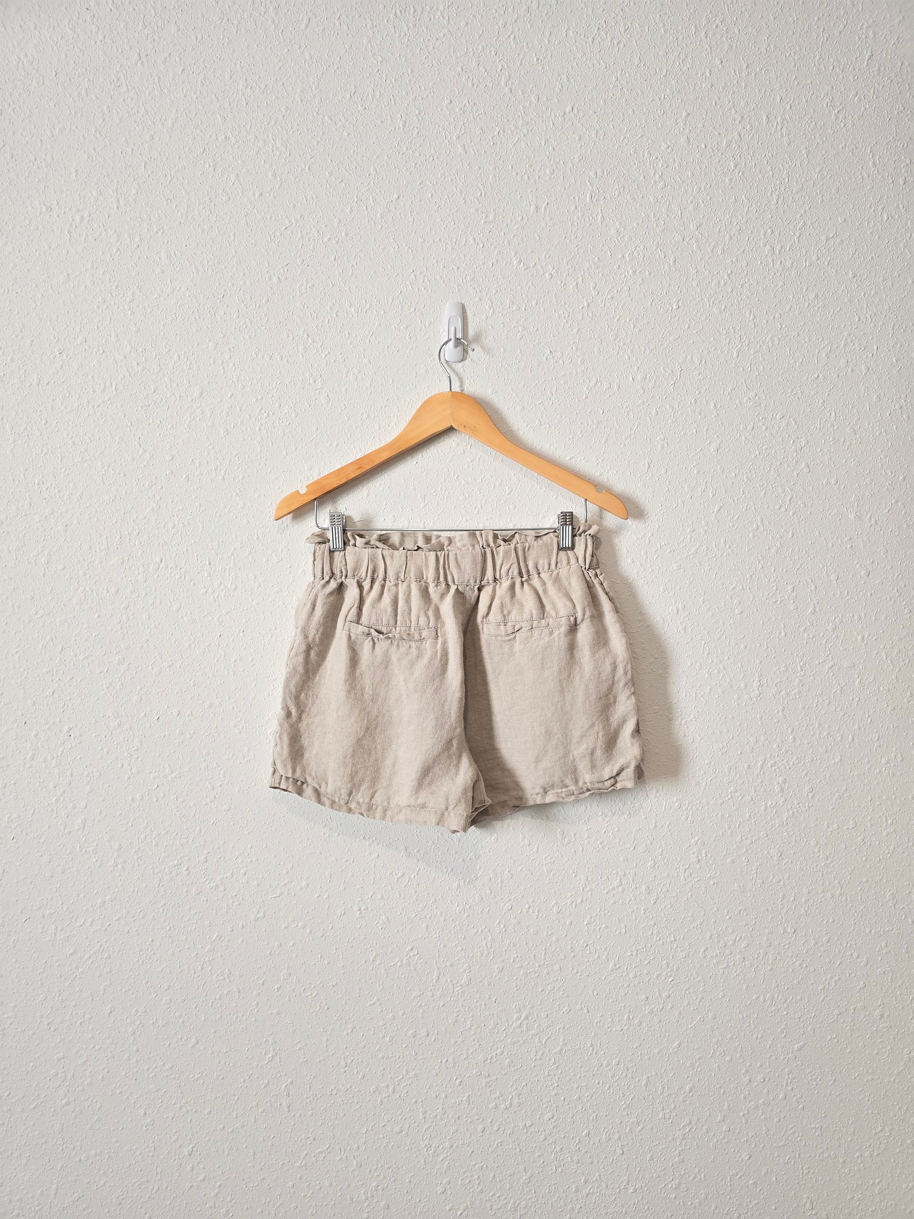 Neutral Linen Easy Shorts (S)