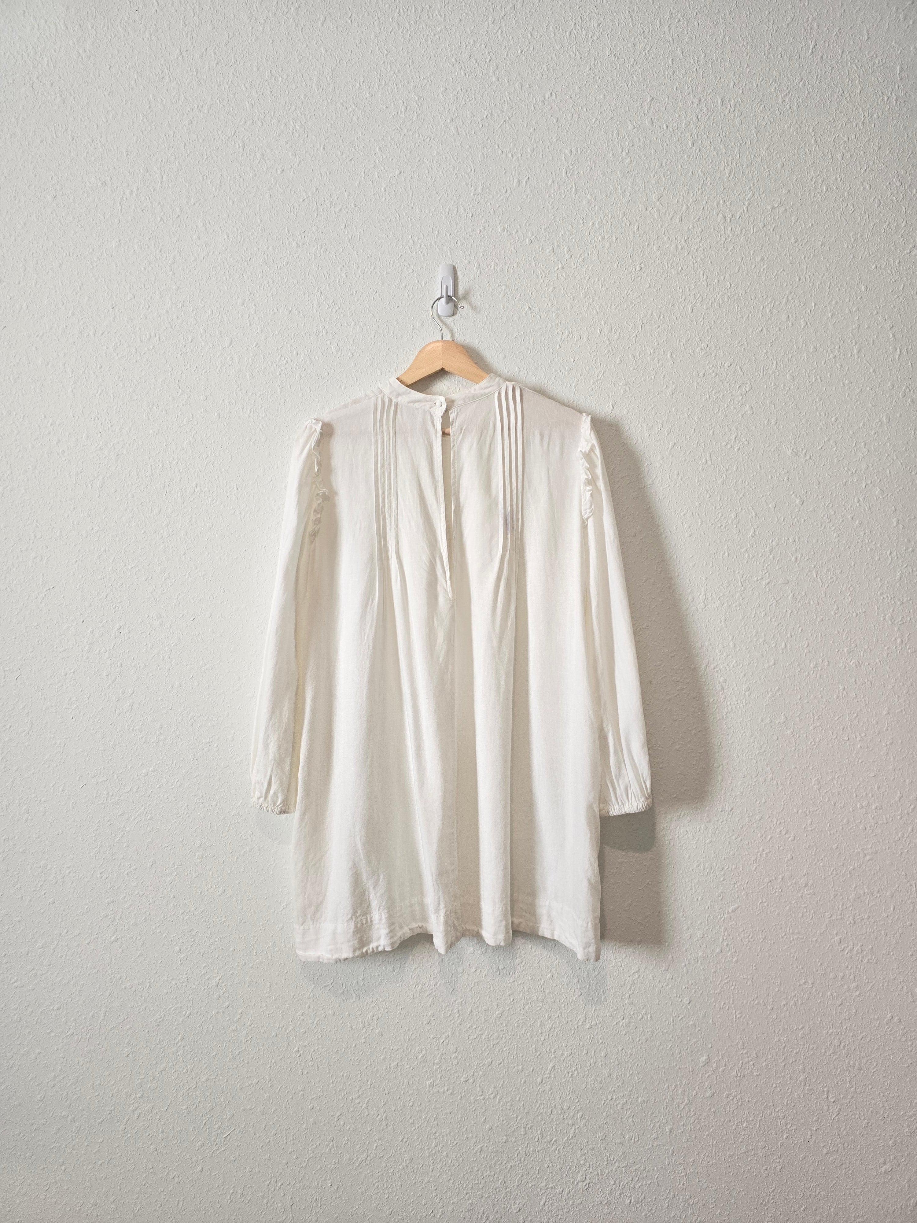 Free People White Linen Tunic (M)