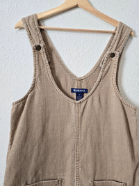 Neutral Cord Overall Dress (M)