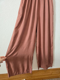 Wide Leg Smocked Jumpsuit (M)