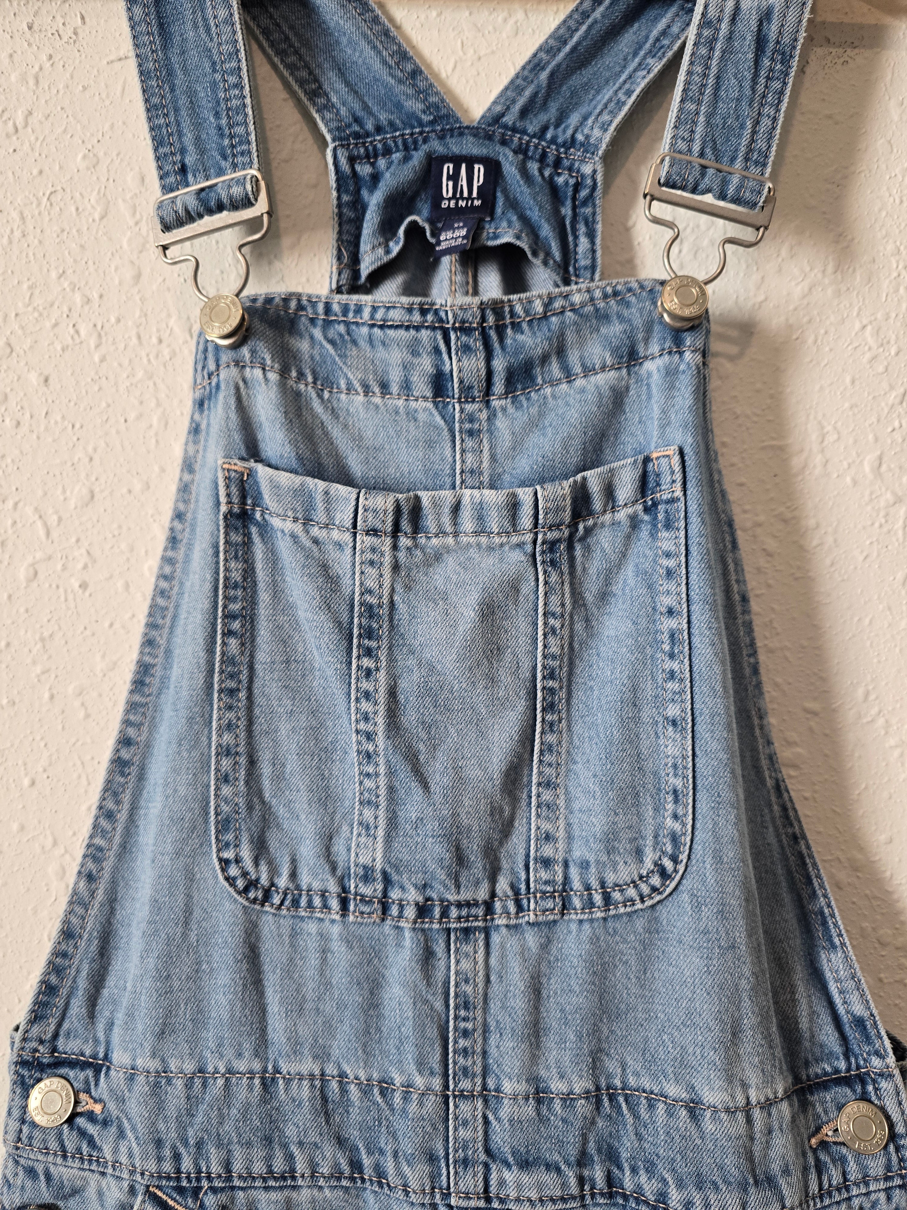 Gap Slouchy Denim Overalls (XS)