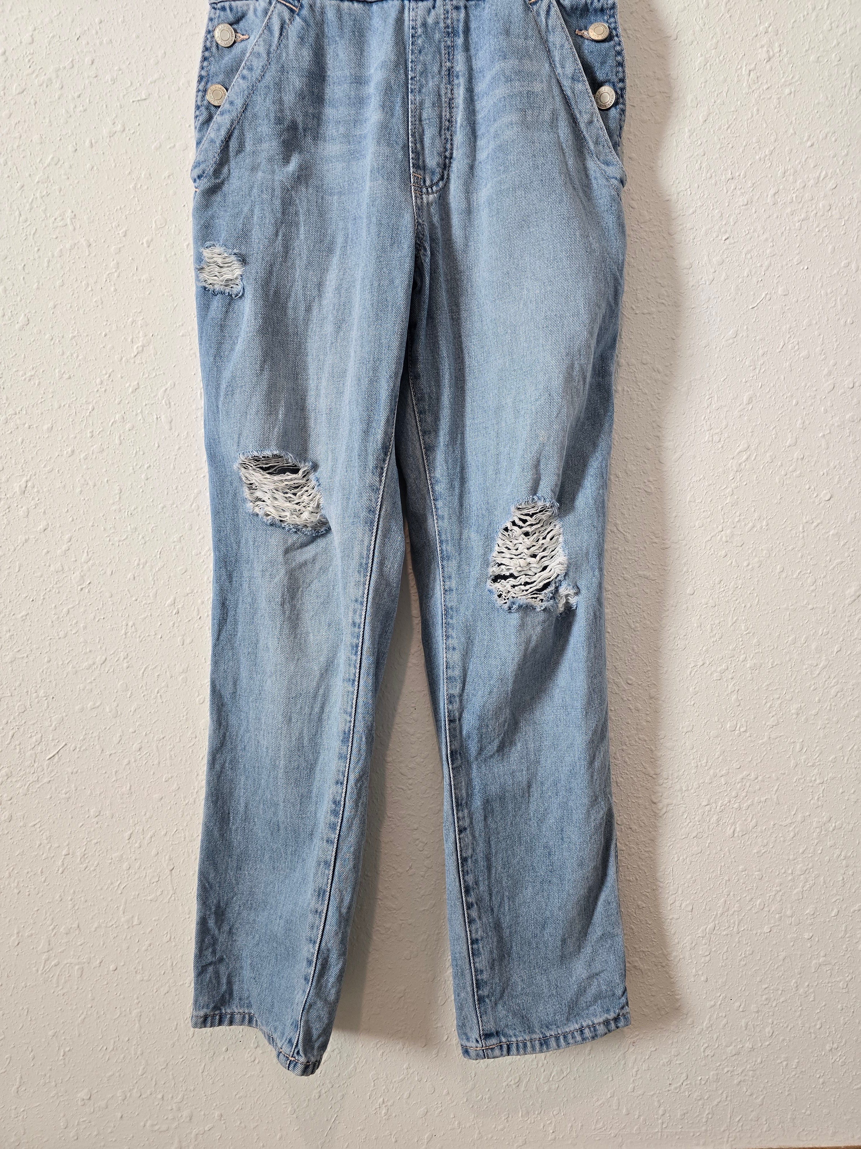 Gap Slouchy Denim Overalls (XS)