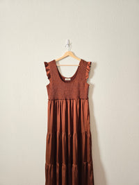 Natural Life Rust Maxi Dress (L)