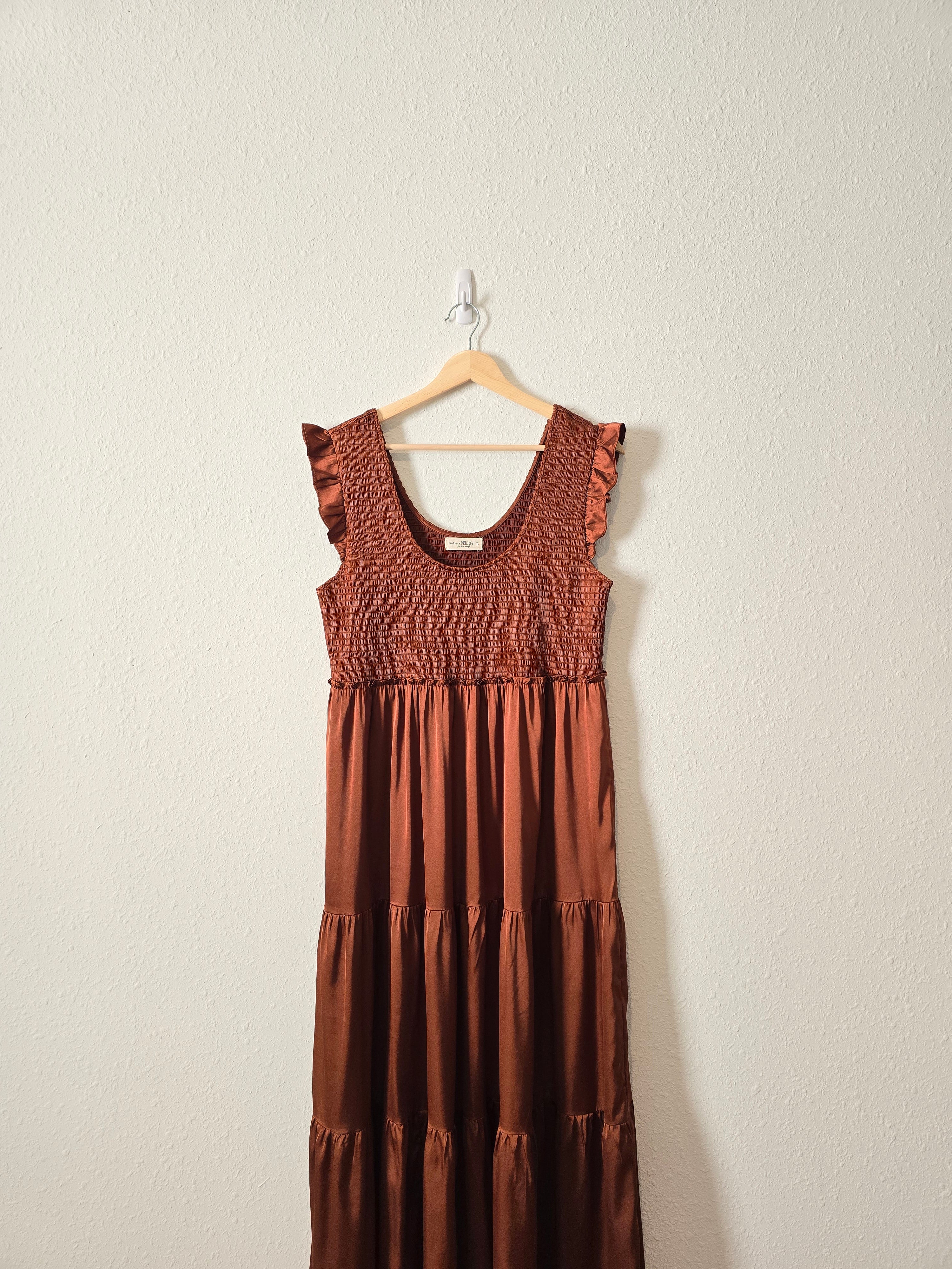 Natural Life Rust Maxi Dress (L)