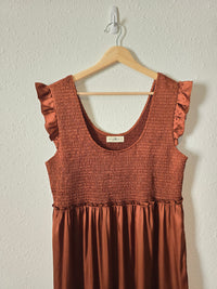 Natural Life Rust Maxi Dress (L)