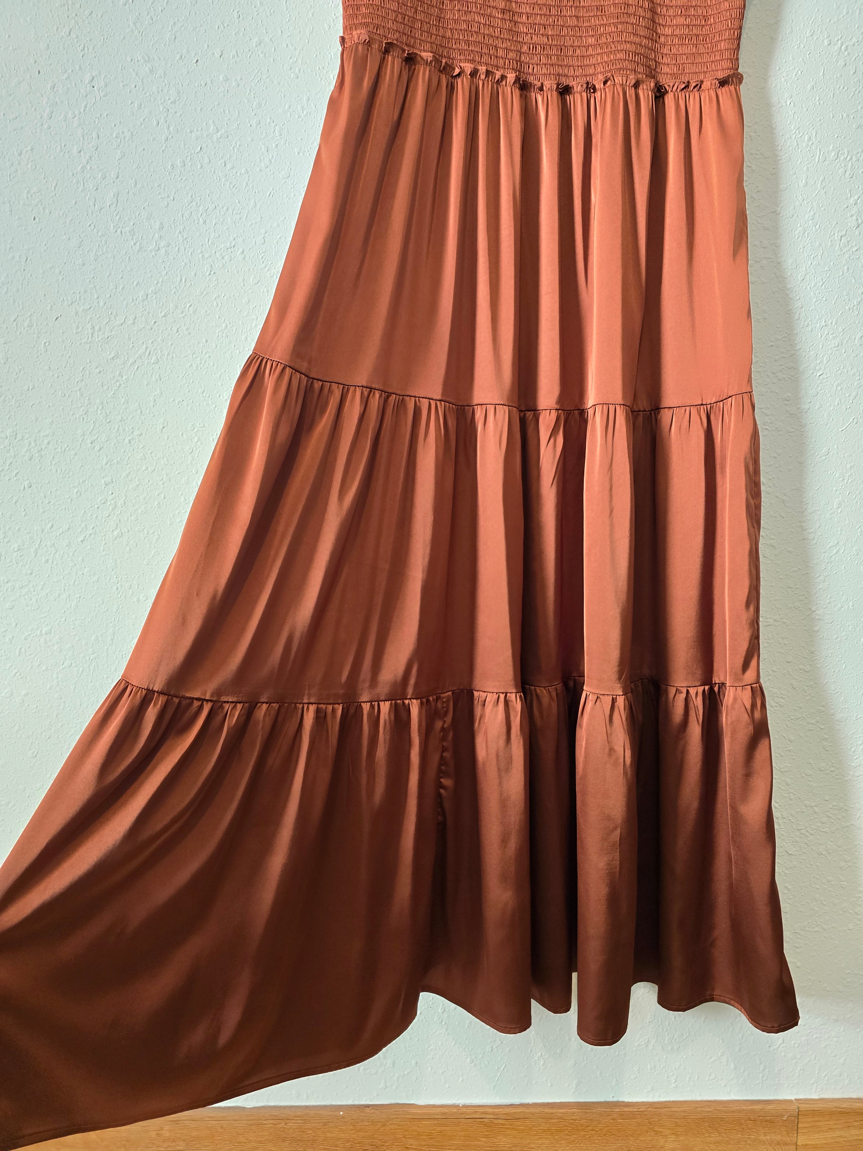 Natural Life Rust Maxi Dress (L)