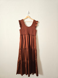 Natural Life Rust Maxi Dress (L)