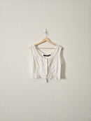 Vintage Floral Crop Tank (L)