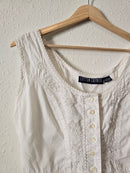Vintage Floral Crop Tank (L)