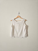 Vintage Button Up Eyelet Tank (8)