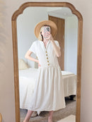 Urban Outfitters Linen Midi Dress (M)