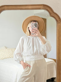 Anthropologie Puff Sleeve Top (6)