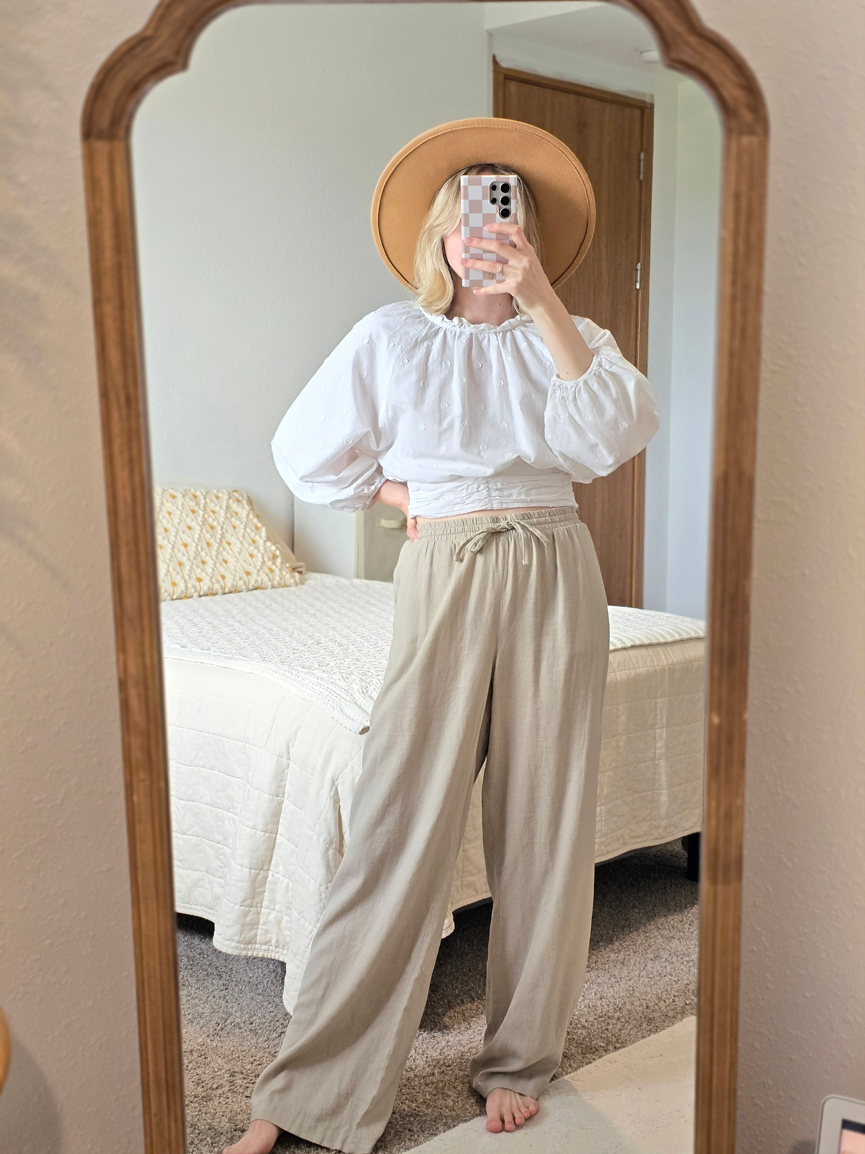 Gap Linen Wide Leg Pants (M)