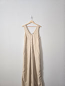 Cream Wide Leg Jumpsuit (MT)