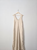 Cream Wide Leg Jumpsuit (MT)