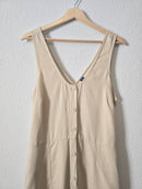 Cream Wide Leg Jumpsuit (MT)