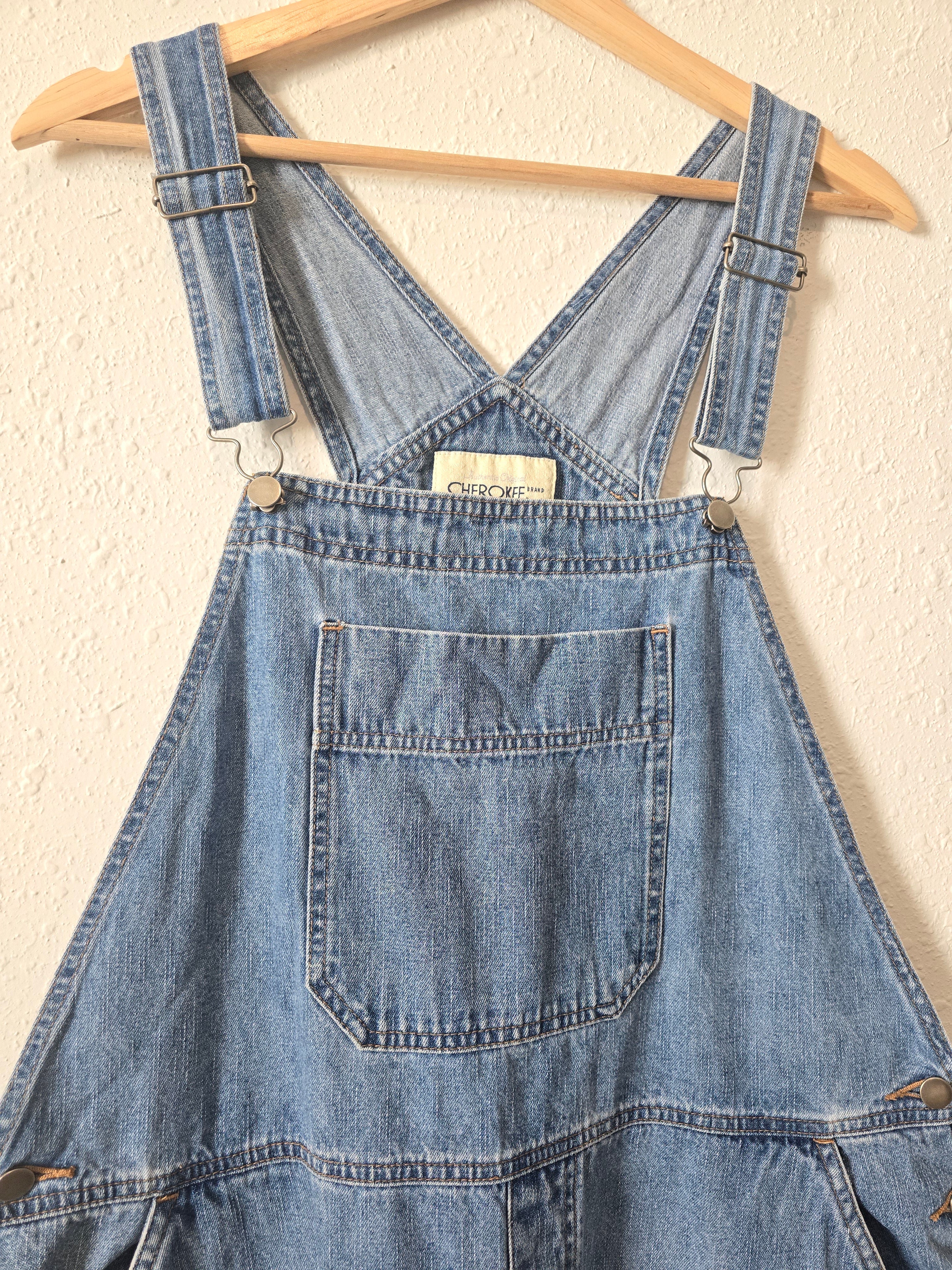 Vintage Denim Overalls (L)