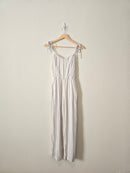 Abercrombie Linen Striped Jumpsuit (XS)