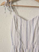 Abercrombie Linen Striped Jumpsuit (XS)