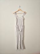 Abercrombie Linen Striped Jumpsuit (XS)