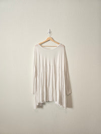 Free People White Tiered Tunic (XS/S)