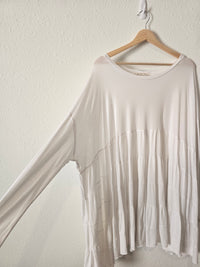 Free People White Tiered Tunic (XS/S)