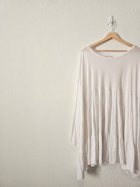 Free People White Tiered Tunic (XS/S)