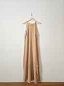 Neutral Crochet Knit Maxi Dress (M)