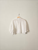 White Linen Button Up (M)