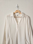 YFB White Beachy Gauze Tunic (XS)