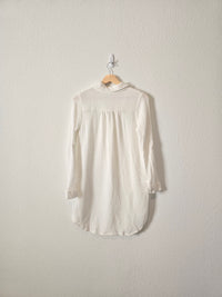 YFB White Beachy Gauze Tunic (XS)