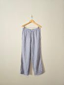 NEW Blue Striped Linen Pants (4)