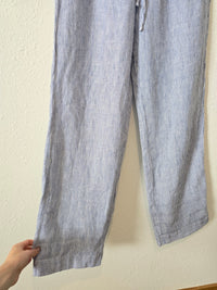 NEW Blue Striped Linen Pants (4)