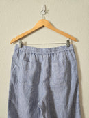 NEW Blue Striped Linen Pants (4)