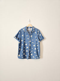 Vintage Daisy Button Up (L)