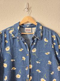 Vintage Daisy Button Up (L)