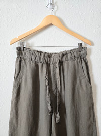 Anthropologie Linen Wide Leg Pants (L)