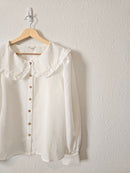 Peter Pan Collar Button Up (S)