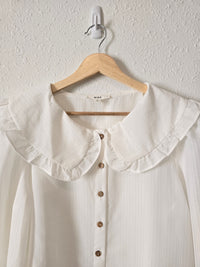 Peter Pan Collar Button Up (S)