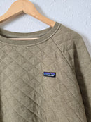 Patagonia Olive Quilted Pullover (L)