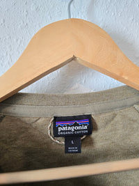 Patagonia Olive Quilted Pullover (L)