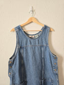 Vintage Cotton Denim Dress (L)