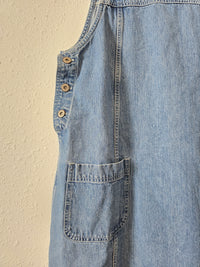 Vintage Cotton Denim Dress (L)