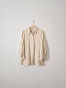 Vintage 100% Linen Button Up (M)