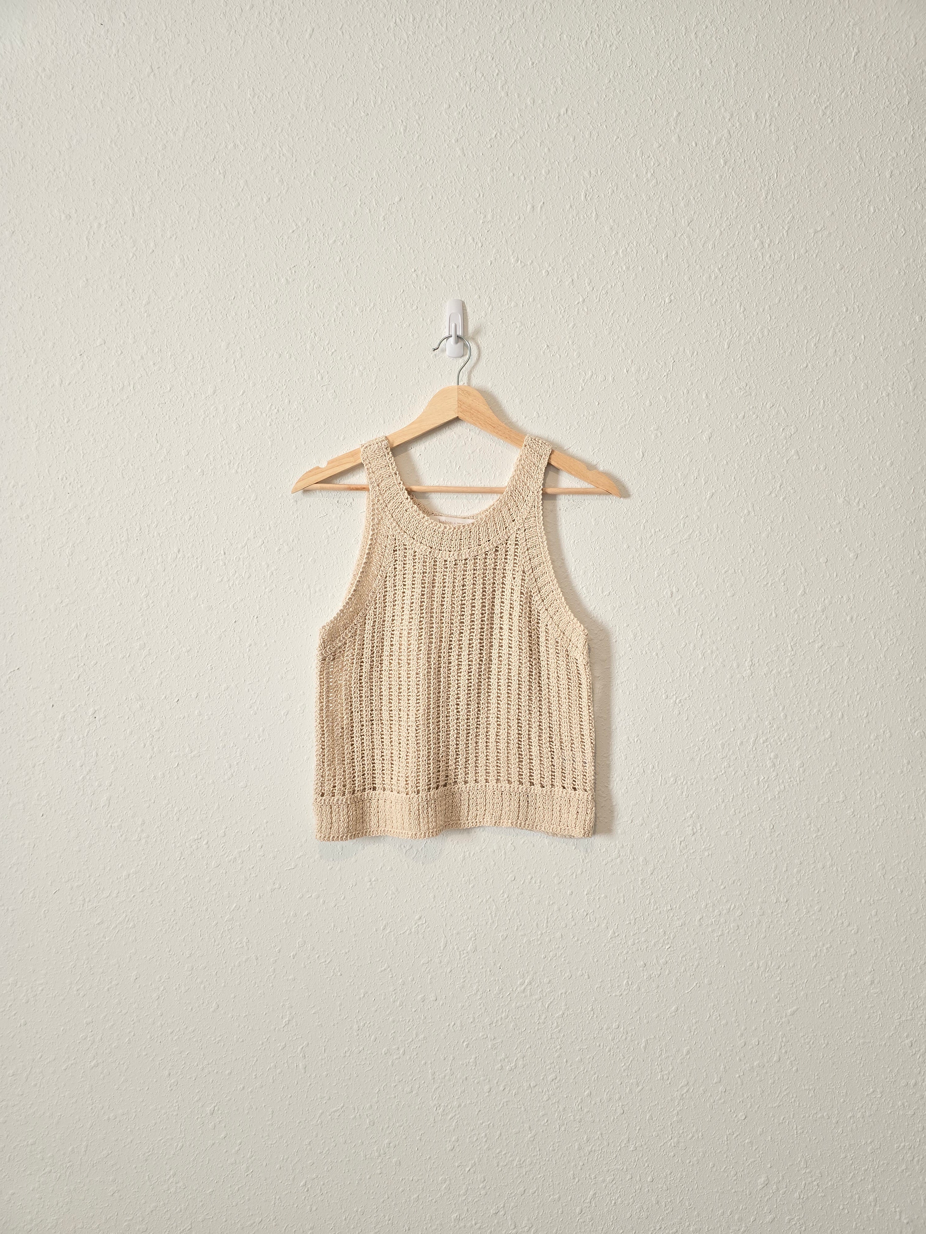 Coastal Cotton Knit Tank (S)